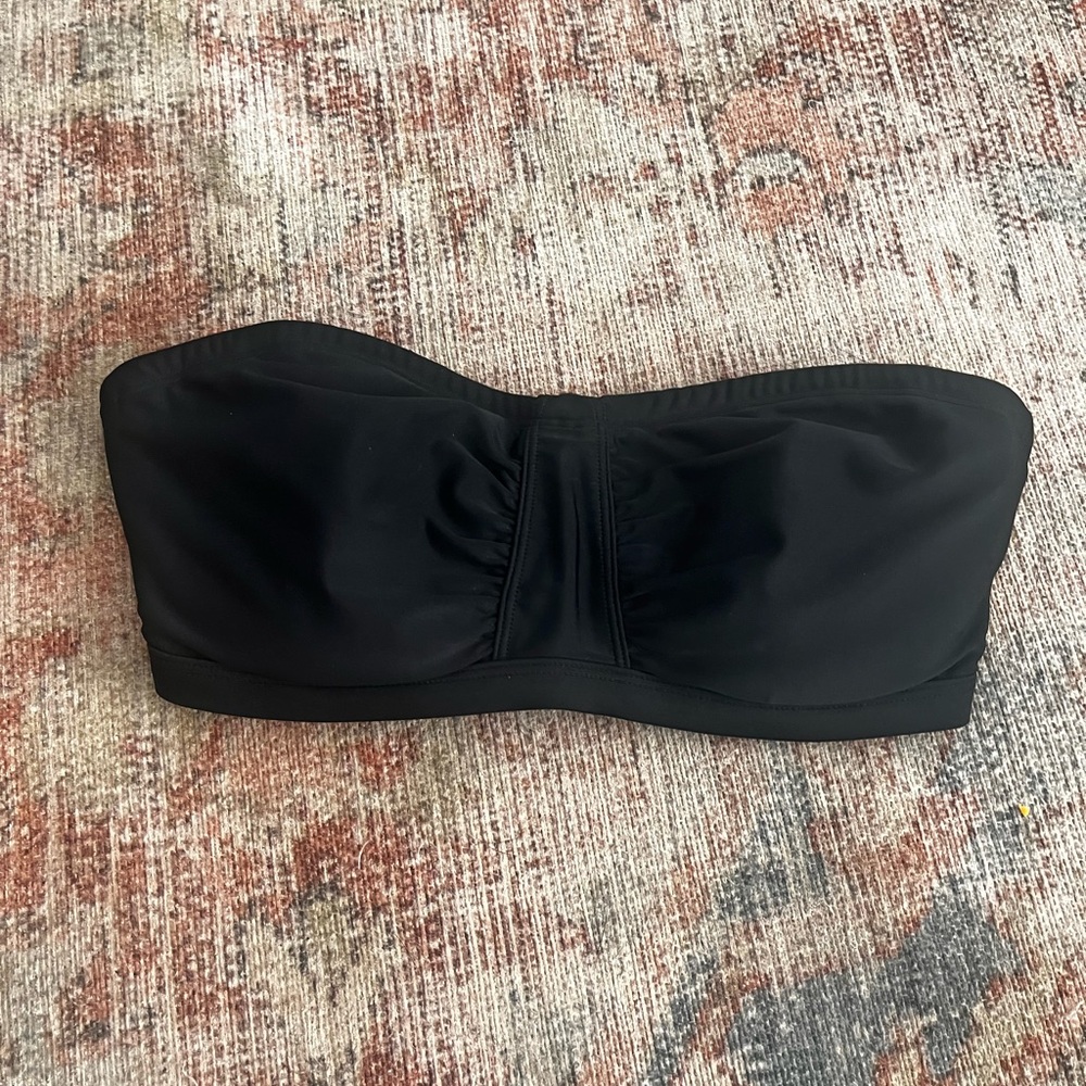 Athleta Black Bikini Top 32D/DD